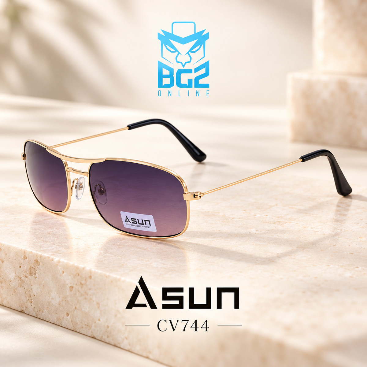 Gafas de Sol Clásicas de Montura Metálica