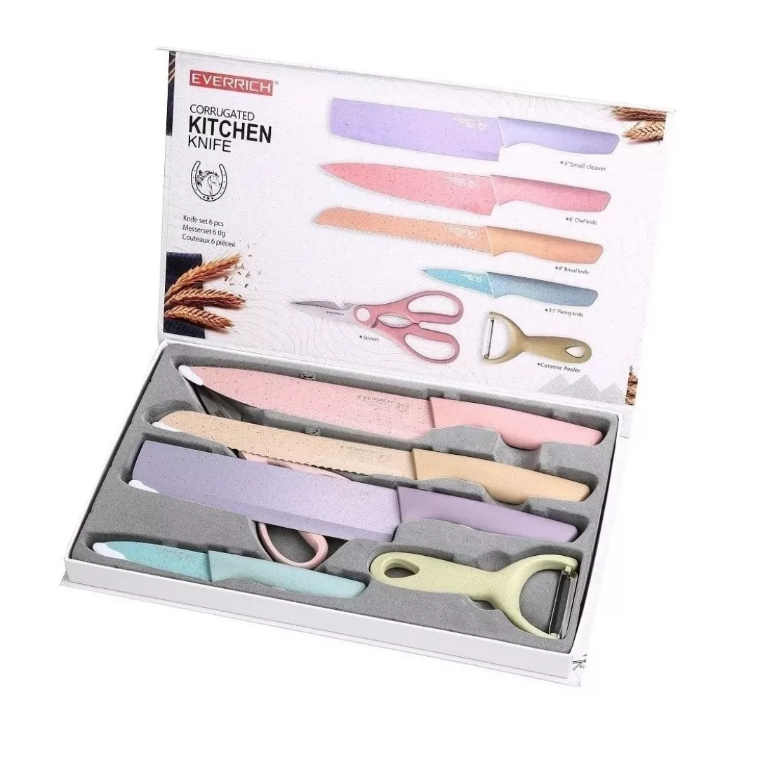 Set de Cuchillos Profesional 6 Piezas