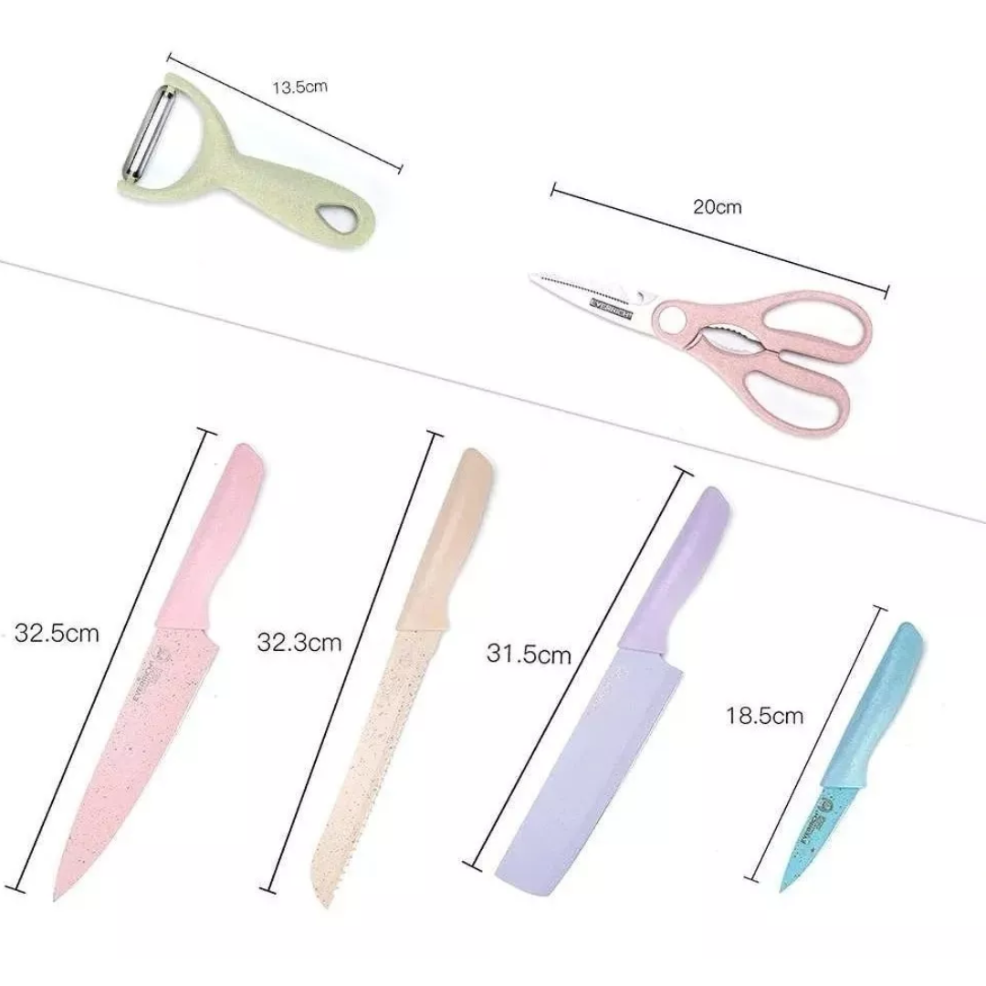 Set de Cuchillos Profesional 6 Piezas